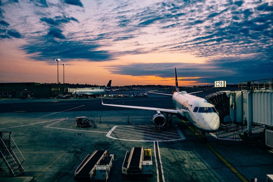 Traveler planning the best flight deals
